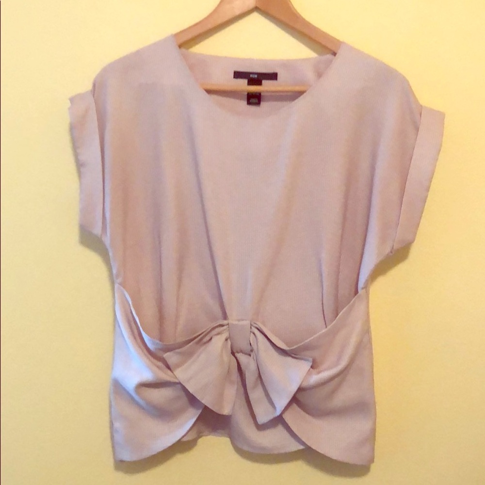 Pretty in Pink W/ Bow Waist